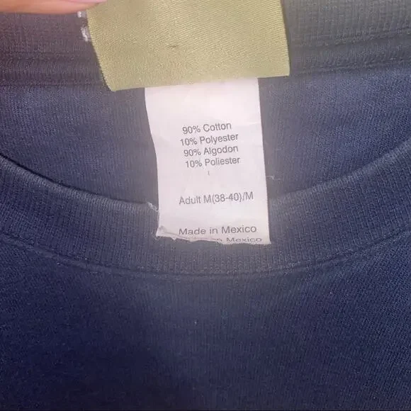 VNTG ILLINOIS graphic 80s collegiate crewneck sweatshirt M - Picture 3 of 4